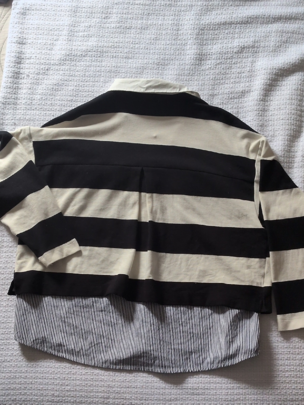 dolan Black and White Stripes Sweater - Picture 9 of 9
